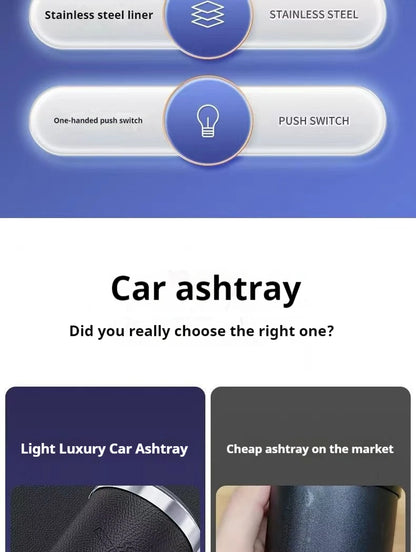 Car LED Ashtray - Car Stays Fresh!