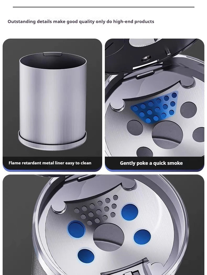 Car LED Ashtray - Car Stays Fresh!