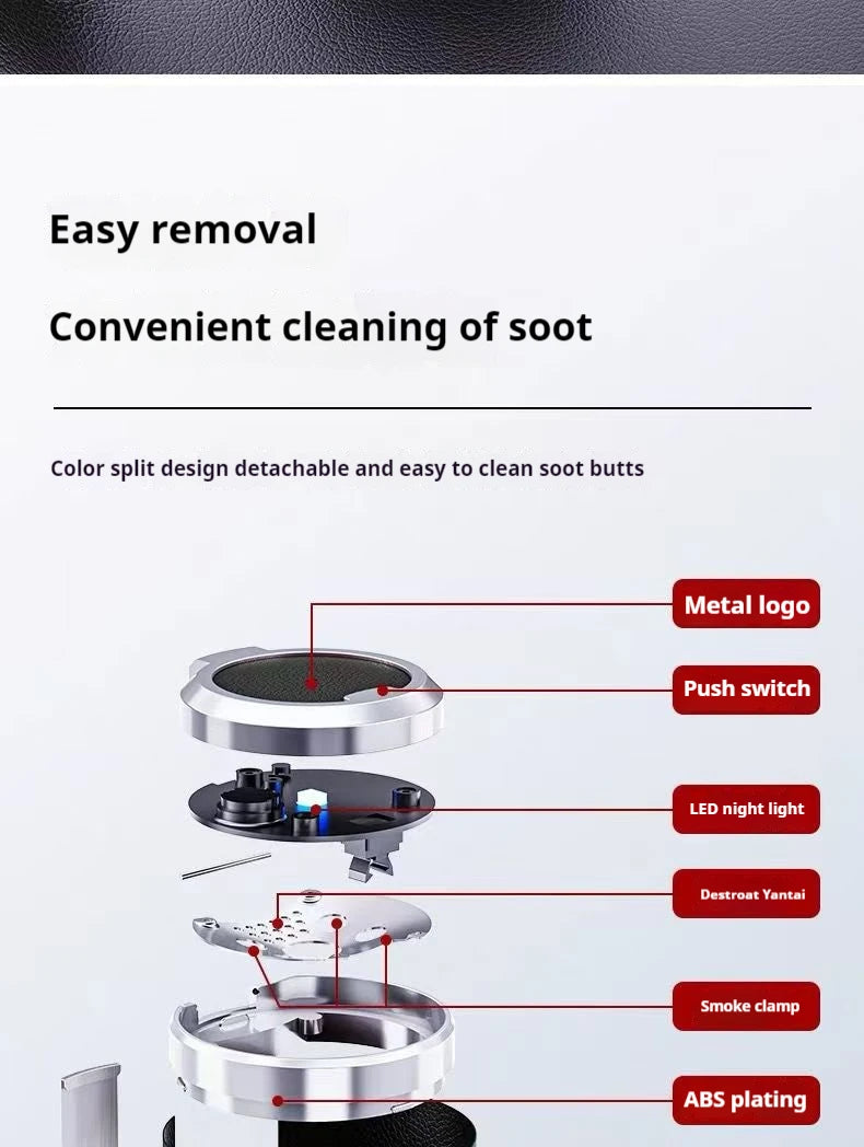 Car LED Ashtray - Car Stays Fresh!