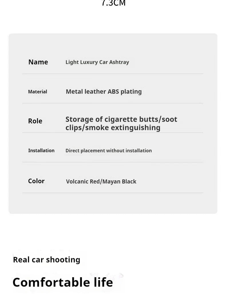 Car LED Ashtray - Car Stays Fresh!