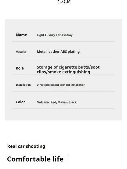 Car LED Ashtray - Car Stays Fresh!